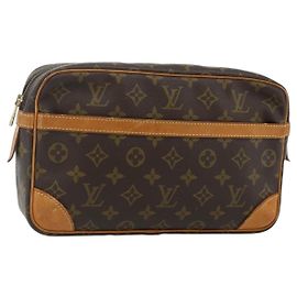 LOUIS VUITTON Clutch Compiegne 28 M51845 LV Auth ep14235 Monogramm