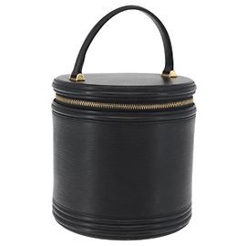 LOUIS VUITTON Borsa a Mano Epi Cannes Nera M48032 LV Auth 176758 Nero