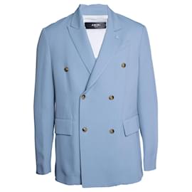 Amiri, Blue double breasted blazer jacket Blue