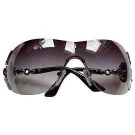 Bulgari Óculos de sol Bvlgari 6039-B Jewel Shield Marrom Metálico