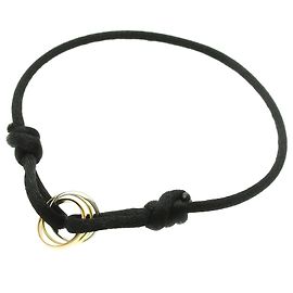 Pulseira de Corda Trinity da Cartier Dourado
