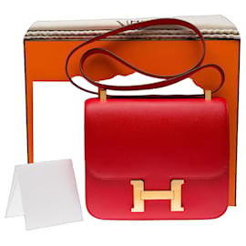 Hermès HERMES Constance Tasche aus rotem Leder - 103476 Rot