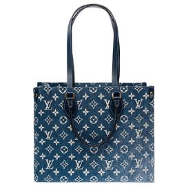 LOUIS VUITTON Onthego Denim Blue Bag - 103480 Blue