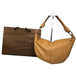 Vintage LOEWE Hobo Tasche aus Leder Camel Kamel