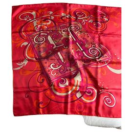 Hermès Quadrato 90 "H come Storia" Fuschia