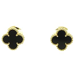Pendientes de Stud Van Cleef & Arpels Sweet Alhambra Ónix Oro Amarillo (18K) Otro