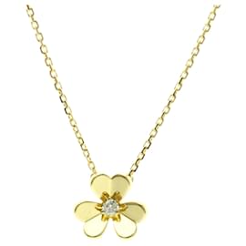 Van Cleef & Arpels Frivole Mini Necklace Golden