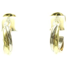 Orecchini a mezza cerchio Trinity di Cartier D'oro