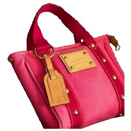 Bolsa Tote Louis Vuitton Antigua Cabas PM Rosa Rosa