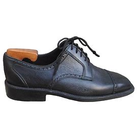 Autre Marque Derbies Gotti 1913 in pelle nera uomo Nero