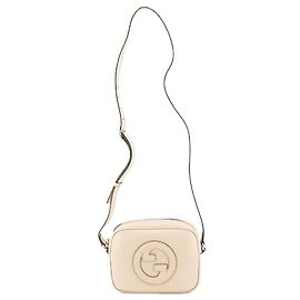 Gucci Pequena Bolsa de Ombro AAEDB em Couro Rosa Claro Rosa