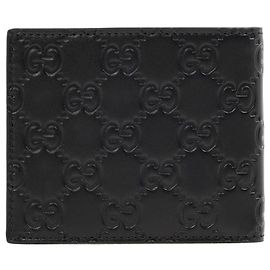 Gucci Signature Micro Cima Wallet Black