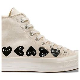 Comme Des Garcons Converse High Blanc