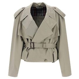 Balenciaga Folder Trenchcoat Beige Braun