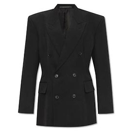 Balenciaga Wool Blazer Jacket Black
