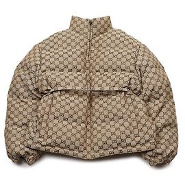 Gucci Jaqueta Bomber de lona Marrom