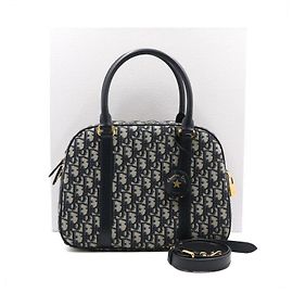 Dior Grande Borsa da Bowling Vibe per Donne Blu