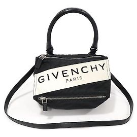 Givenchy Black Nylon Pandora Small Black