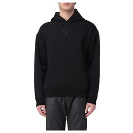 Fendi Besticktes Langarm-Hoodie-T-Shirt Schwarz