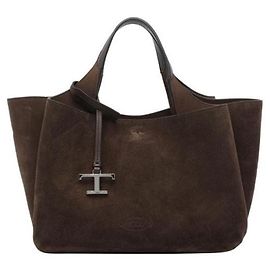 Tod's Mini sac cabas en daim Marron