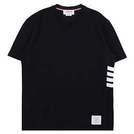 Thom Browne Round Neck Sleeve T-Shirt Blue
