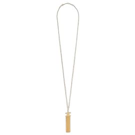 Céline Collier long à franges en laiton avec finition dorée Doré