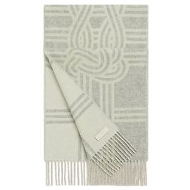 Hermès Sciarpa in cashmere Petite Casaque Noeuds Marins Marrone