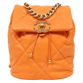 Chanel Oranger Rucksack Orange