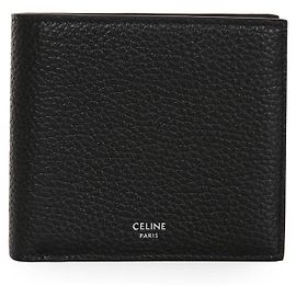 Céline Gepäckte Kalbsleder schwarze Geldbörse Schwarz