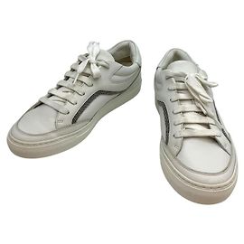 Brunello Cucinelli Baskets basses à lacets Blanc