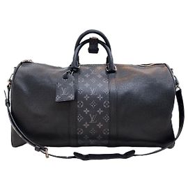 Louis Vuitton Borsa Keepall Bandoulière e Borsa a Spalla Nero
