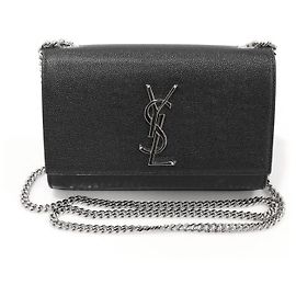 Saint Laurent Sac à main épaule Kate Small Monogram Classique Noir
