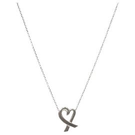 Tiffany & Co Liebendes Herz Silberne Halskette Silber