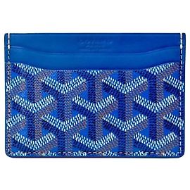 Goyard Blue St. Louis Card Holder Blue