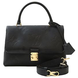 Louis Vuitton Sac bandoulière Madeleine MM Monogram Empreinte Noir Noir