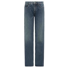 Moncler Straight Leg Bleached Jeans Blue