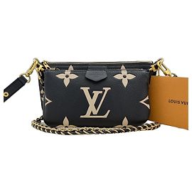 Louis Vuitton Borsa a Spalla Multi Pochette Accessori Nero