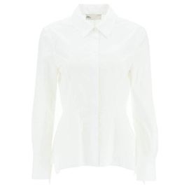 Tory Burch Popeline Hemd Weiß Weiß