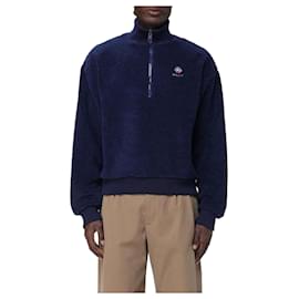 Bally Pull à demi-zip Bleu