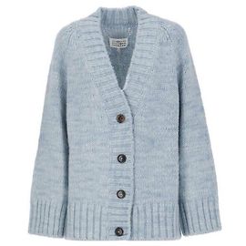 Maison Martin Margiela Kardigan aus botanischer Färbung Blau