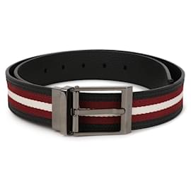 Bally Leather Belt Red