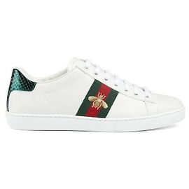 Gucci Baskets brodées Blanc