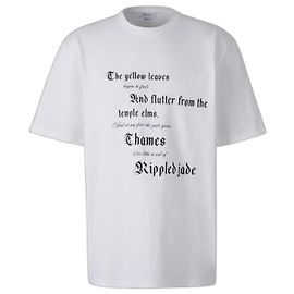 Alexander Mcqueen T-Shirt mit Textprint Weiß
