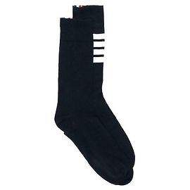 Thom Browne Stripe Lightweight Mid-Cap Socks Blue