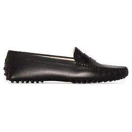 Tod's Leder-Fahrerschuhe Schwarz