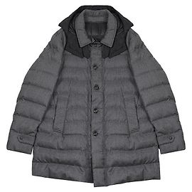Giacca con cappuccio Moncler Maurice Marrone