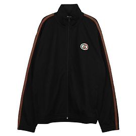 Gucci Giacca oversize con toppe Nero