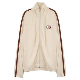 Gucci Giacca con cappuccio e zip Classic Bunny Bianco