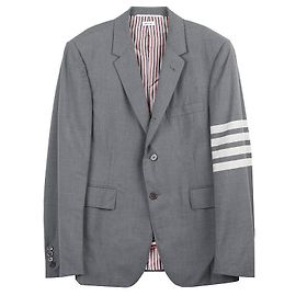 Thom Browne Giacca di lana Marrone