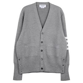 Thom Browne Milan-Stich-Cardigan Blau